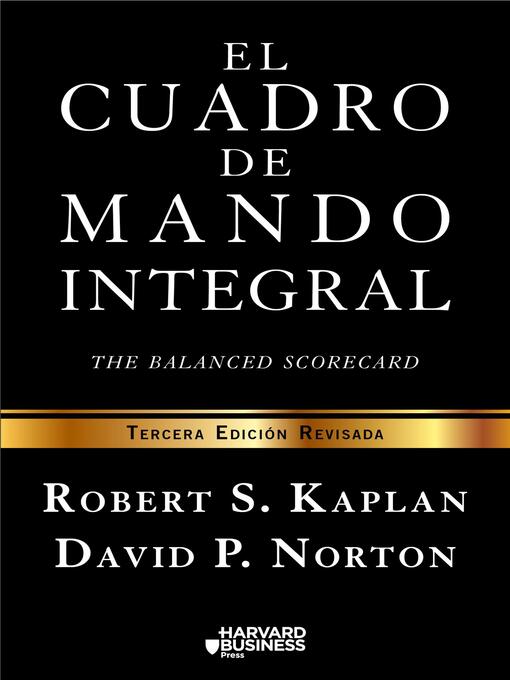 Title details for El cuadro de mando integral by Robert S. Kaplan - Available